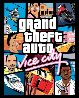 Cover for Grand Theft Auto: Vice City.