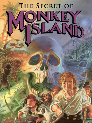 Cover for The Secret of Monkey Island.