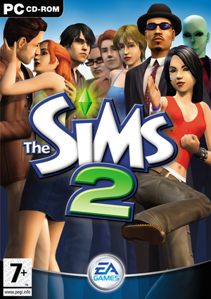 Cover for The Sims 2.